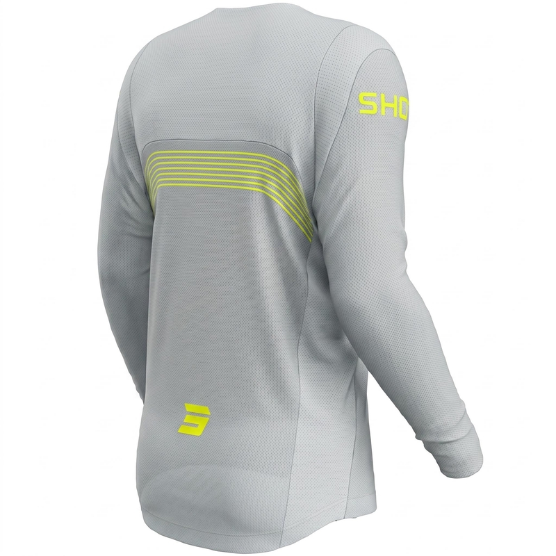 Motocross-Trikot Shot Contact Kicker grau