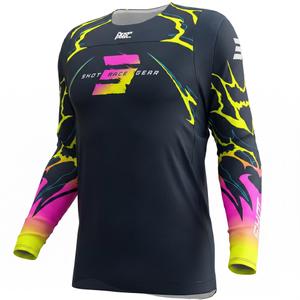 Shot Contact Rac Motocross-Trikot blau