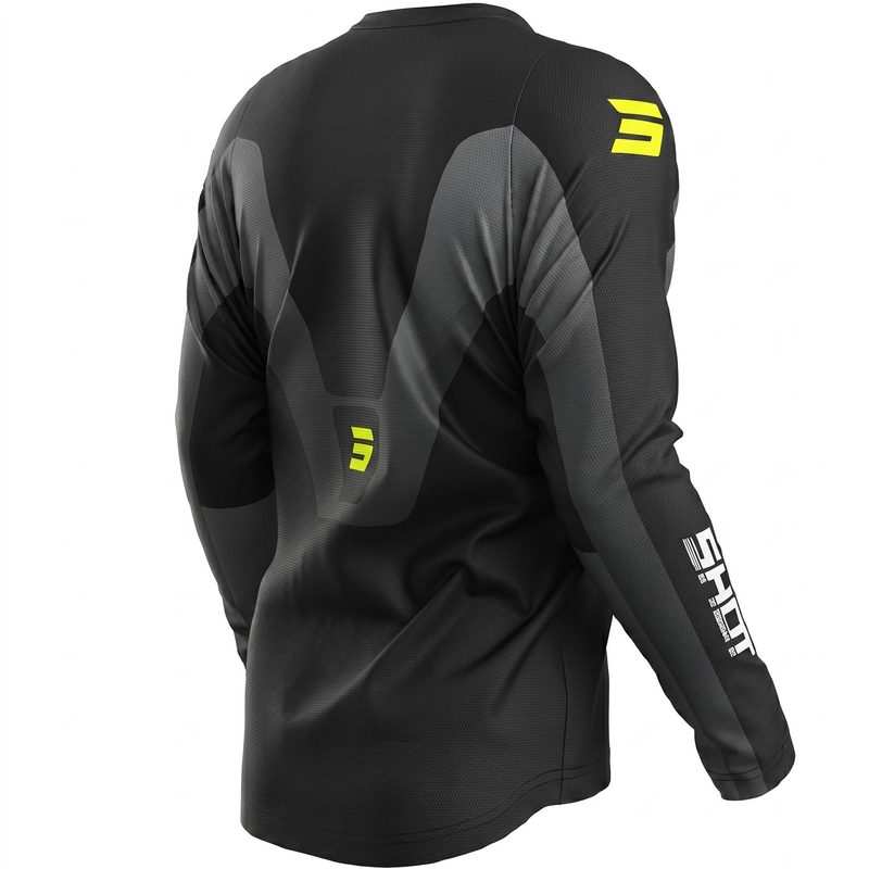 Motocross-Trikot Shot Devo Struck grau