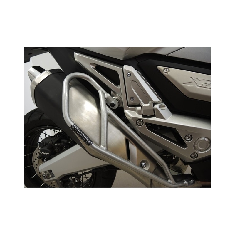 Exhaust guards RDMOTO silber