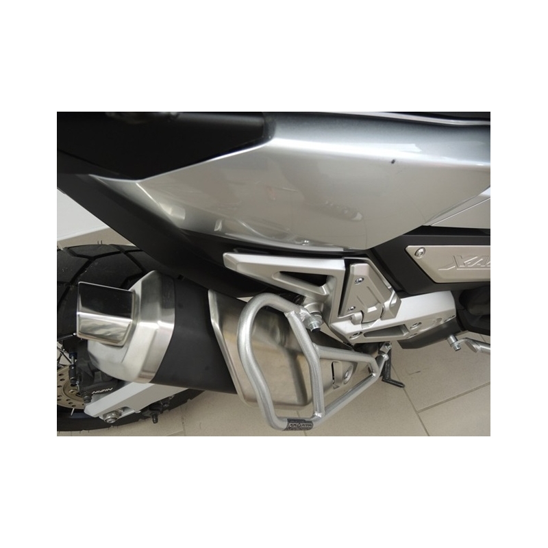 Exhaust guards RDMOTO silber