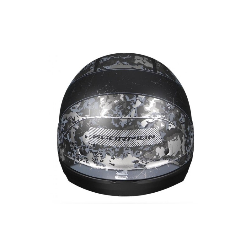 Moto Helm Scorpion EXO-Combat Opex schwarz-silber Ausverkauf