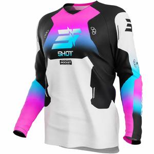 Shot Draw Rocket Kinder-Motocross-Trikot Pink