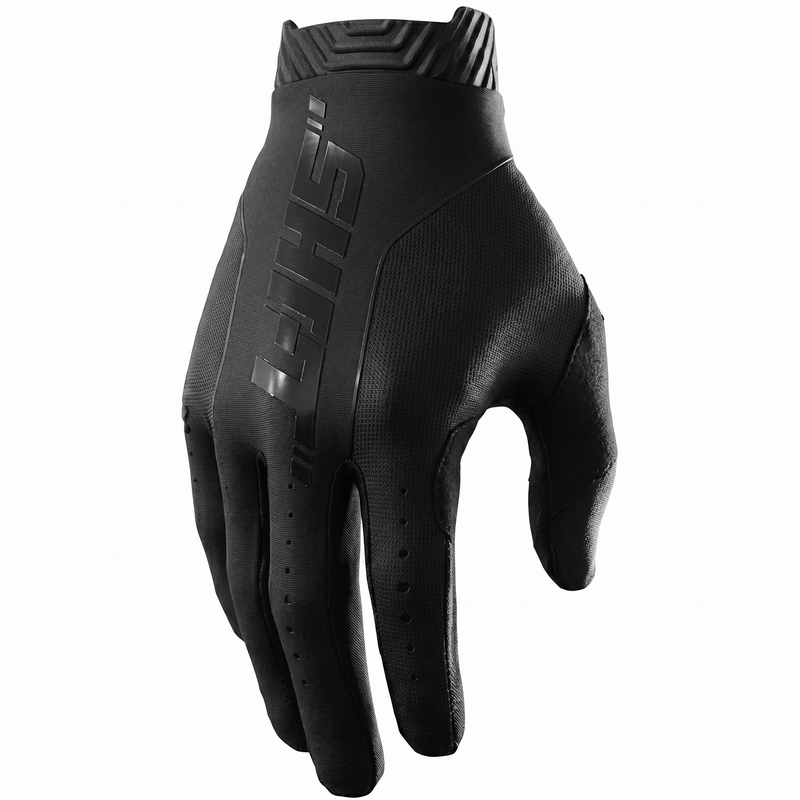 Shot Lite Skin Motocross-Handschuhe, schwarz