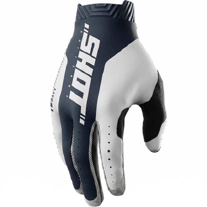 Shot Lite Skin Motocross-Handschuhe blau