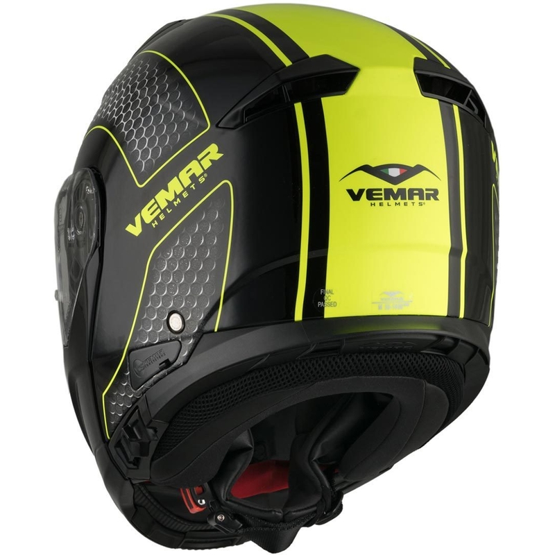 Klapphelm Vemar Sharki Hive schwarz matt-grau-fluo gelb