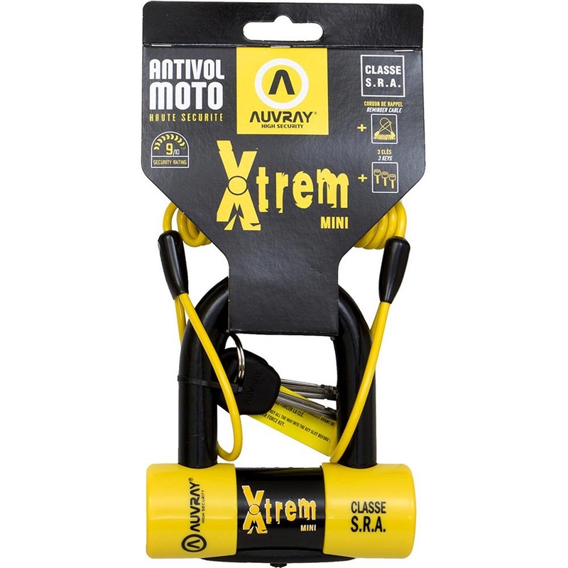 Auvray XTREM Mini Bremsscheibensicherung 16 mm gelb