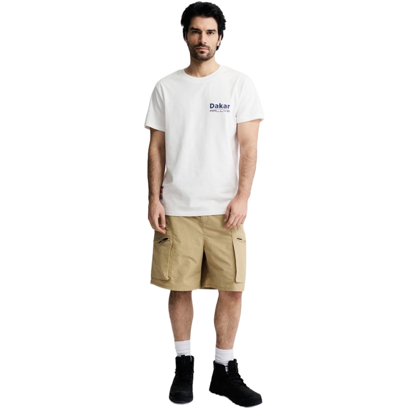 Dakar-Auto-T-Shirt weiß