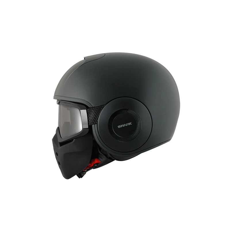 Offener Helm SHARK DRAK Blank Matte Schwarz Matt