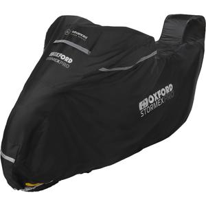 Oxford Stormex Pro Motorradabdeckung (mit Gepäckfach) schwarz