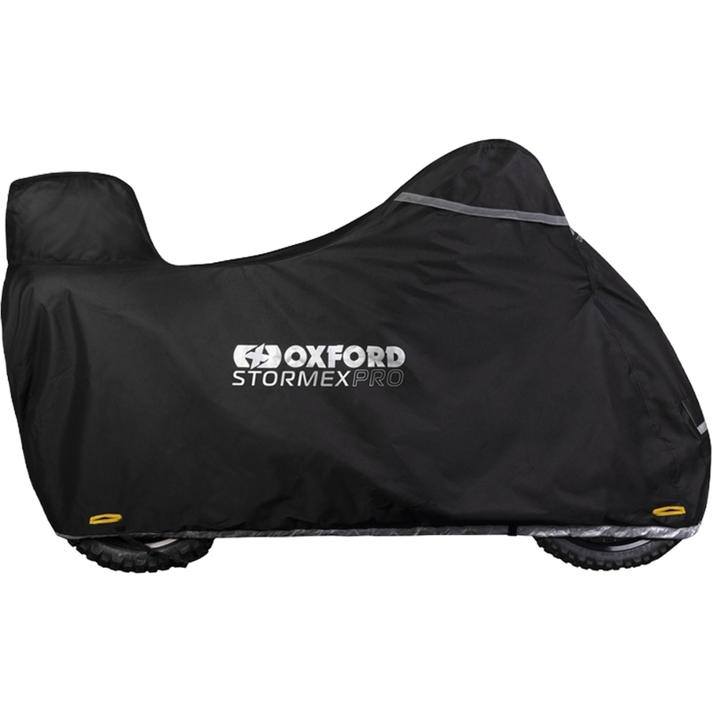 Oxford Stormex Pro Motorradabdeckung (mit Gepäckfach) schwarz