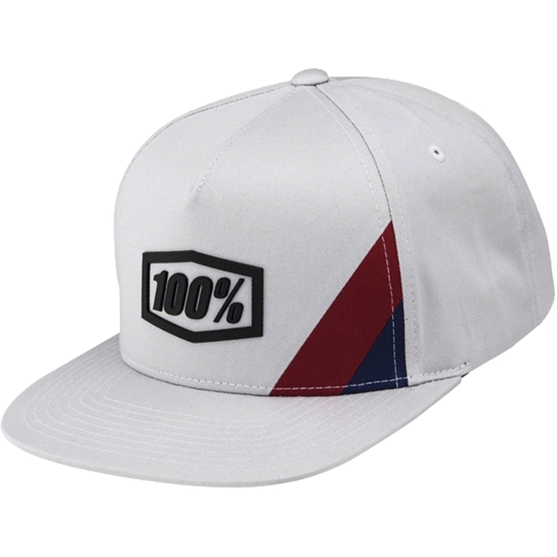 100 % Cornerstone Snapback-Kappe, weiß