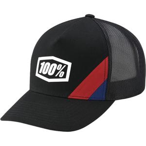 Kappe 100 % Cornestone X-Fit Trucker schwarz