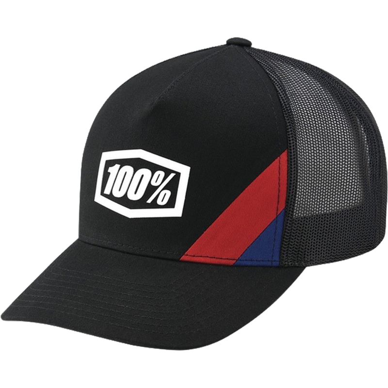 Kappe 100 % Cornestone X-Fit Trucker schwarz