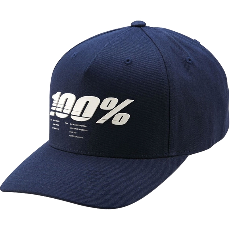 100 % Staunch Snapback-Kappe blau