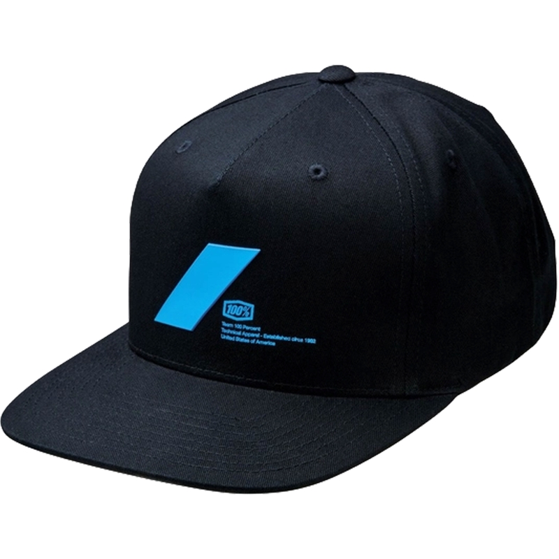 100 % Forward USA Snapback Cap schwarz