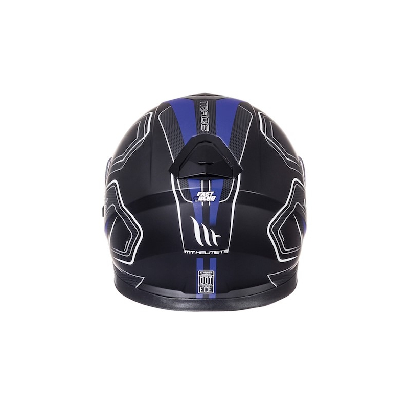 MT Thunder 3 SV Trace Integral Motorradhelm schwarz matt-blau