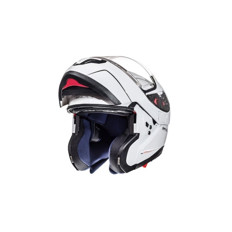 MT Atom Motorradhelm weiß Ausverkauf