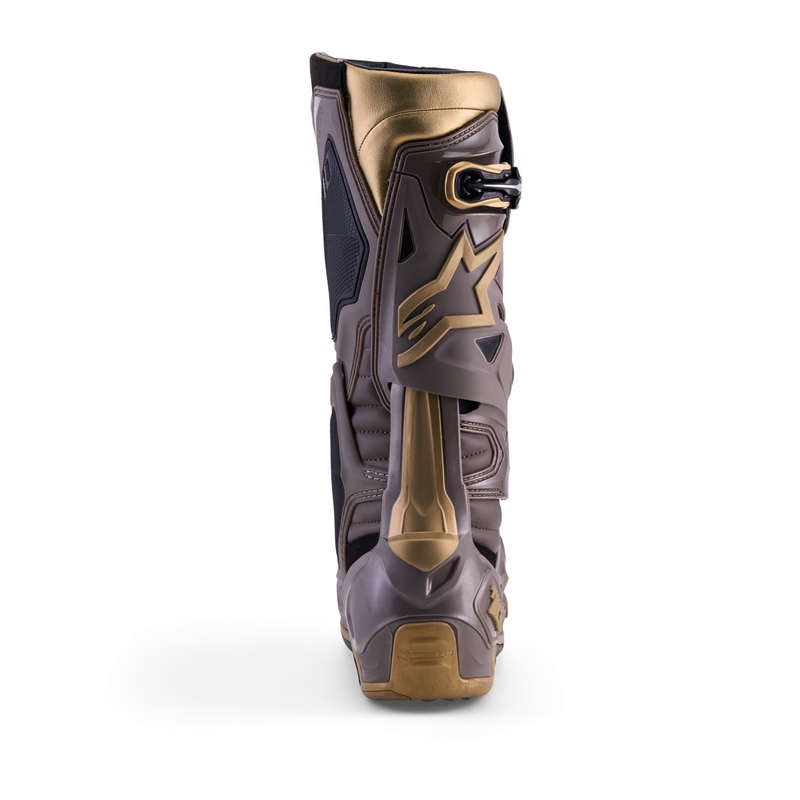 Alpinestars TECH 10 Limited Edition AIR GOLD Motorradstiefel Braun Gold