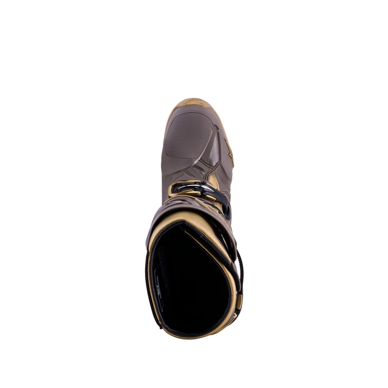 Alpinestars TECH 10 Limited Edition AIR GOLD Motorradstiefel Braun Gold