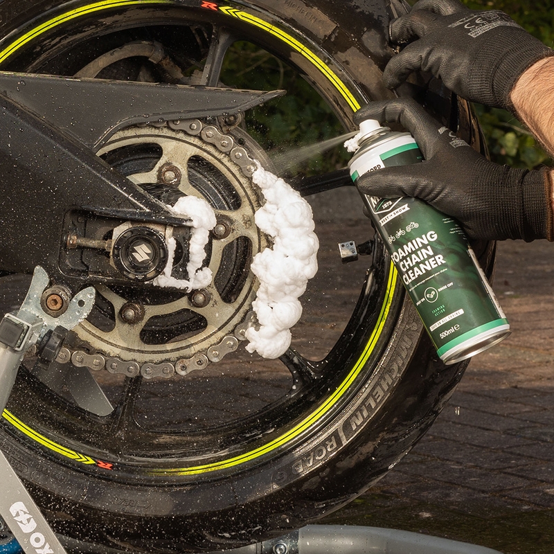 Schaum-Kettenreiniger für Motorräder/Fahrräder MINT 500 ml