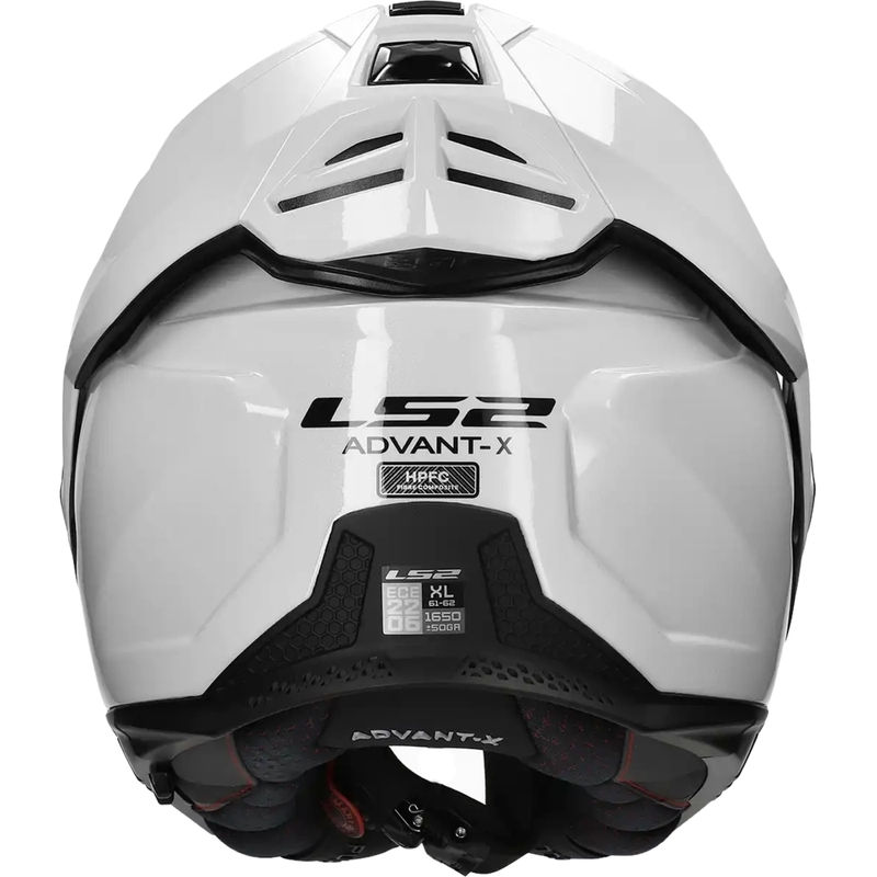 LS2 FF901 Valiant X Solid White Klappbarer Motorradhelm