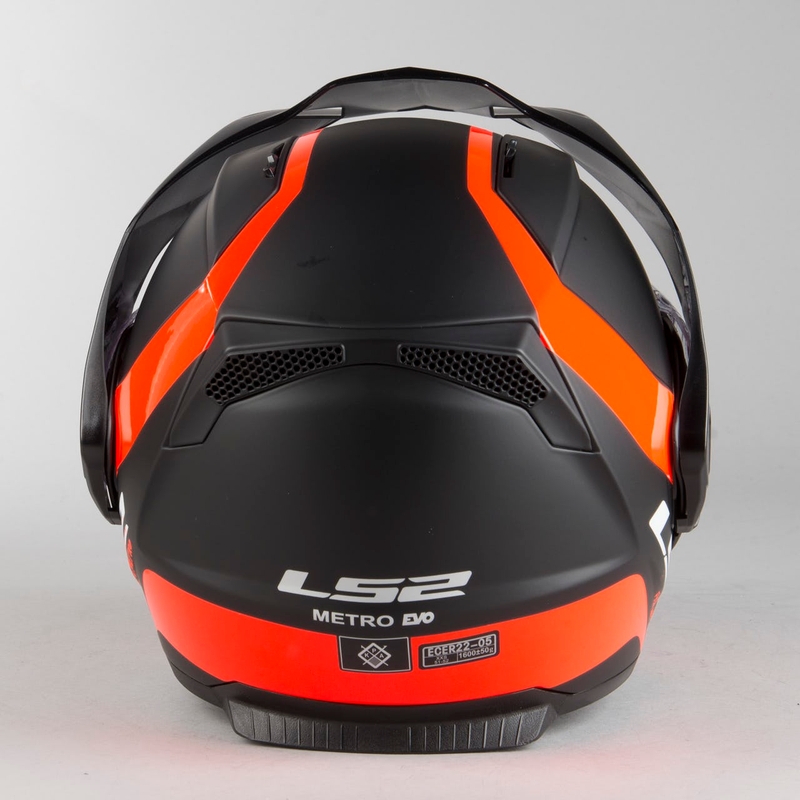 LS2 FF324 Metro EVO Rapid Helm schwarz-orange Ausverkauf