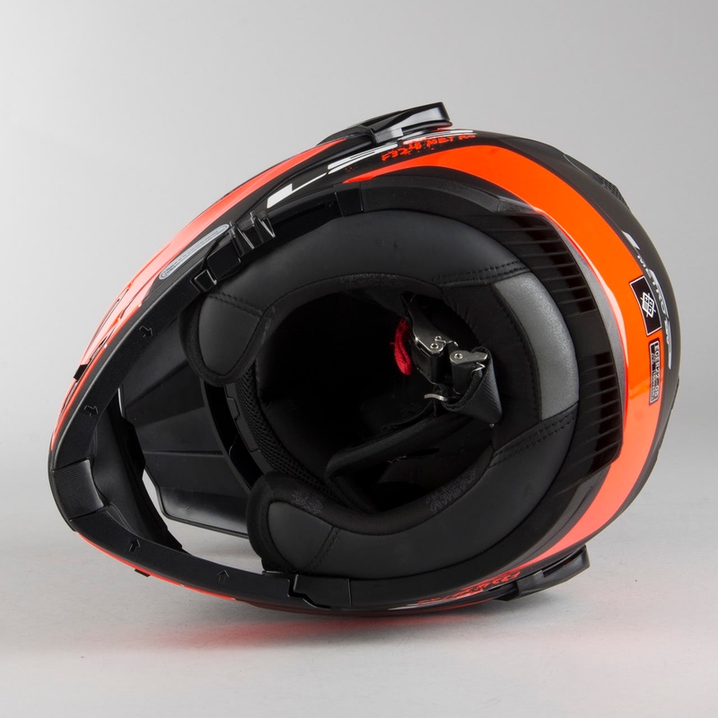LS2 FF324 Metro EVO Rapid Helm schwarz-orange Ausverkauf