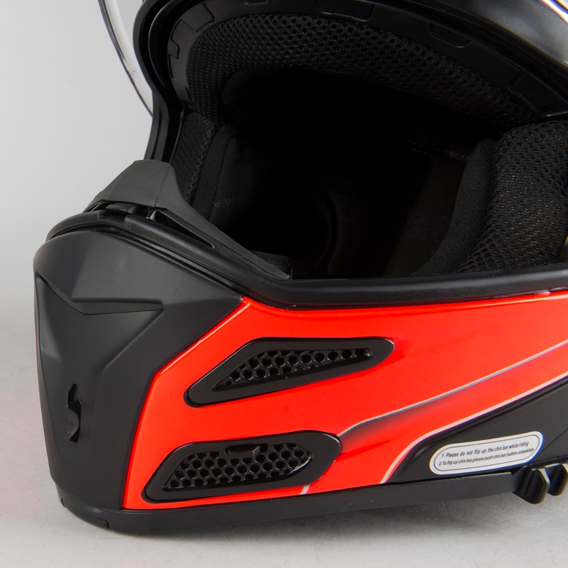 LS2 FF324 Metro EVO Rapid Helm schwarz-orange Ausverkauf