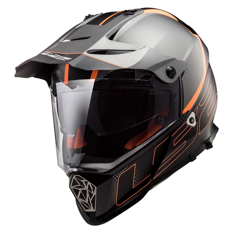 Endurohelm LS2 MX436 Pioneer Element schwarz matt Ausverkauf