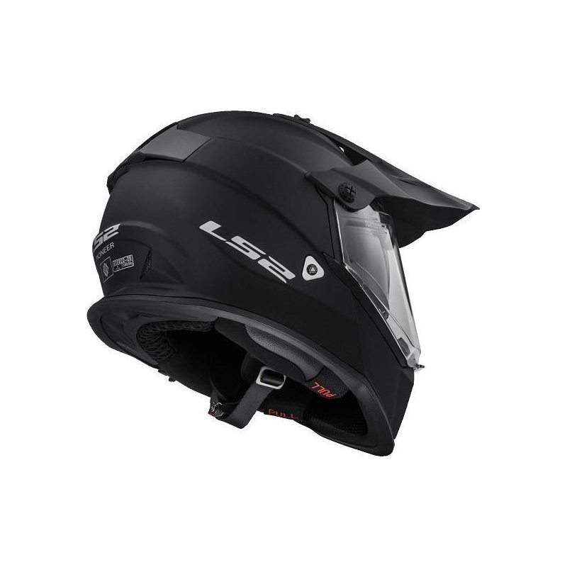 Helm LS2 MX436 Pioneer schwarz matt Ausverkauf