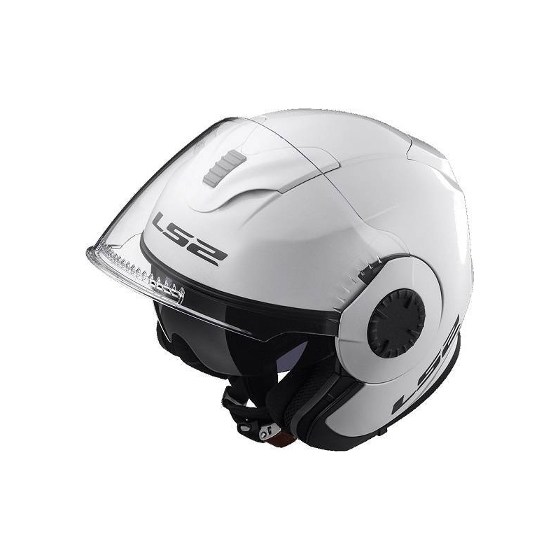 Offener Helm LS2 OF570 Verso glänzend weiß