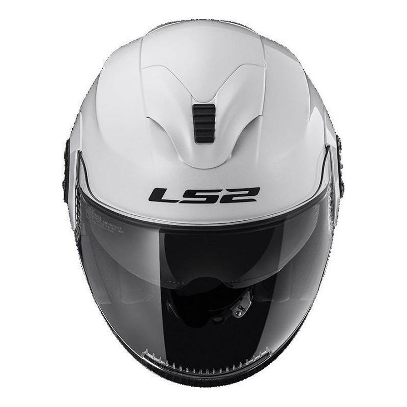 Offener Helm LS2 OF570 Verso glänzend weiß