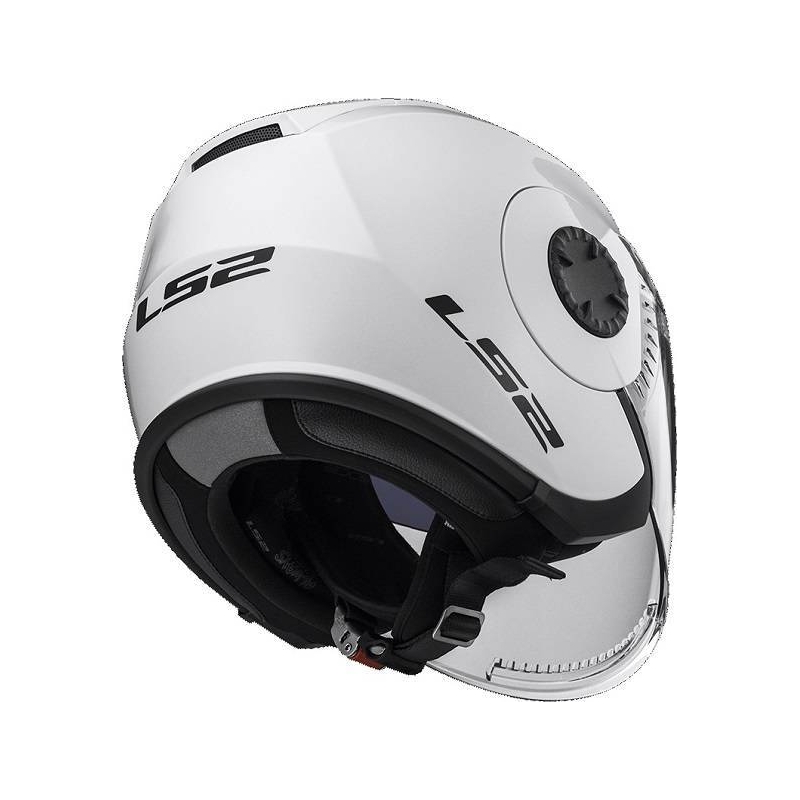 Offener Helm LS2 OF570 Verso glänzend weiß