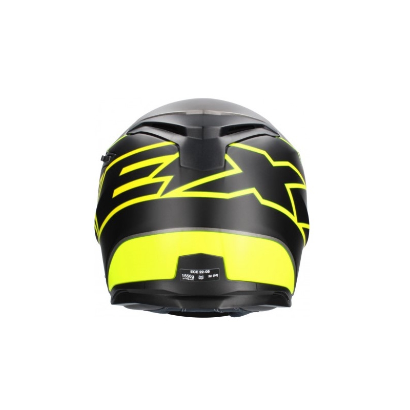 Motorradhelm Nexx SX 100 Orion schwarz-fluo gelb Ausverkauf