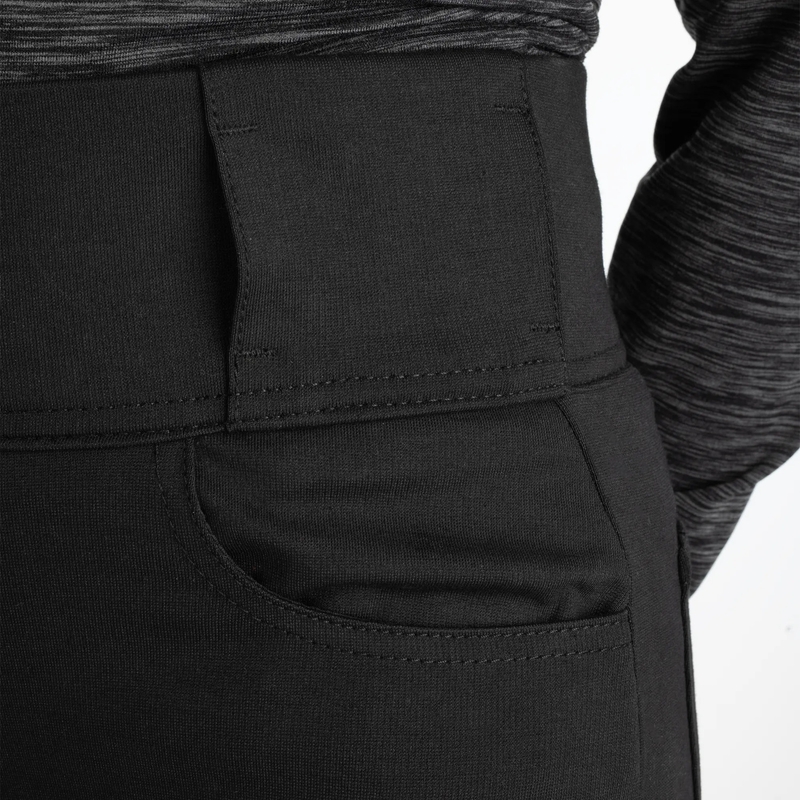 Schwarze, kurze Motorradleggings für Damen, Oxford Super Leggins 3.0