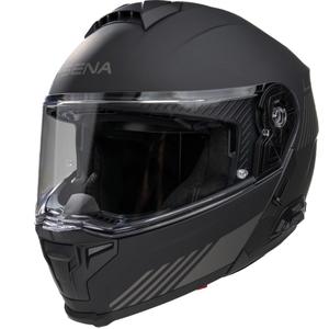 Klappbarer Motorradhelm mit Headset SENA Specter, mattschwarz