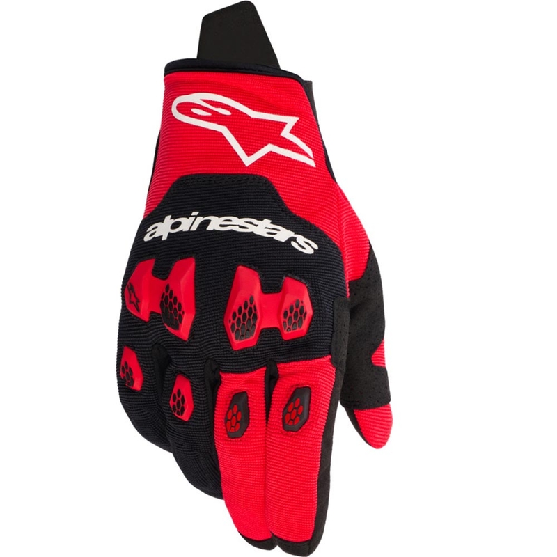 Alpinestars PRO-DURA rot-schwarze Motocross-Handschuhe