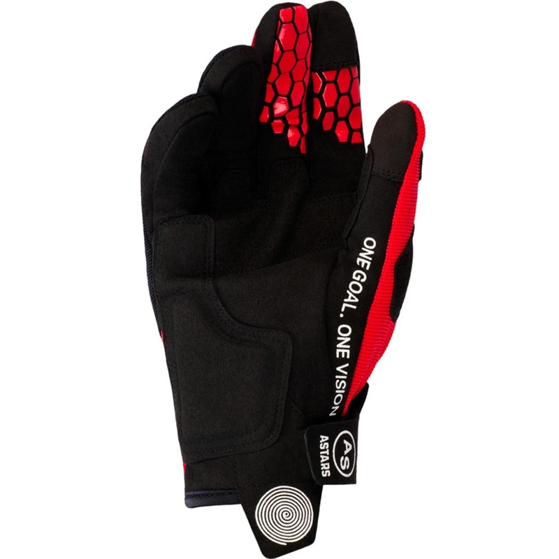 Alpinestars PRO-DURA rot-schwarze Motocross-Handschuhe