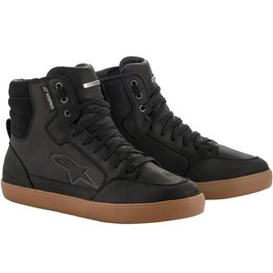 Alpinestars J-6 Wasserdichte Motorradstiefel aus schwarzem Gummi