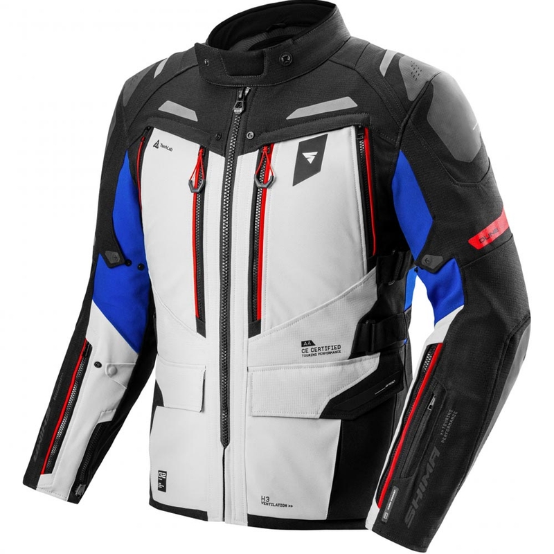 Shima Dune 2.0 Motorradjacke blau