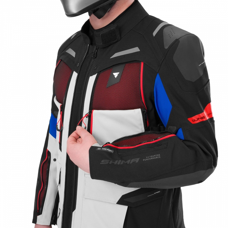 Shima Dune 2.0 Motorradjacke blau