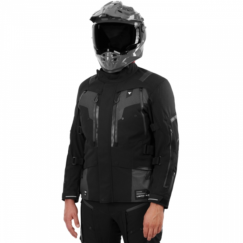 Shima Hero 3.0 Motorradjacke schwarz