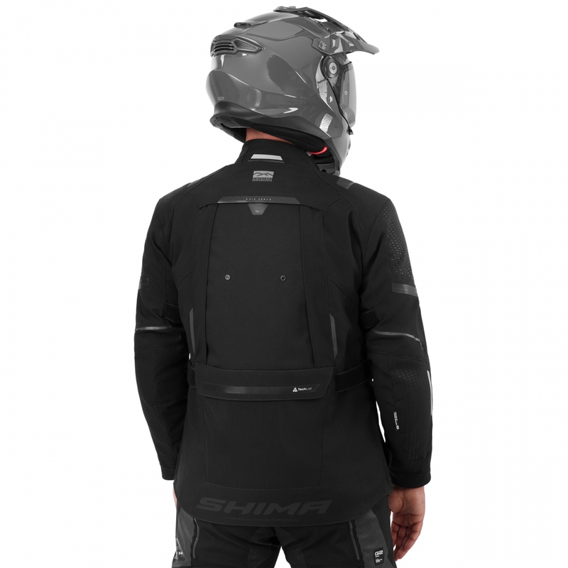 Shima Hero 3.0 Motorradjacke schwarz