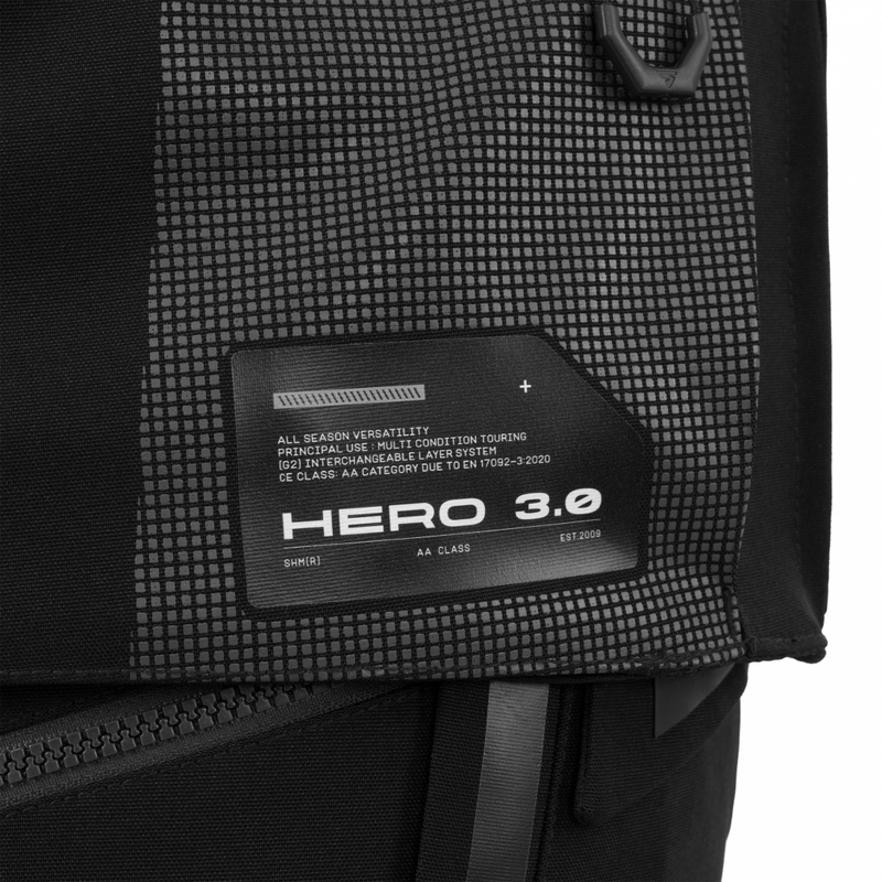 Shima Hero 3.0 Motorradjacke schwarz