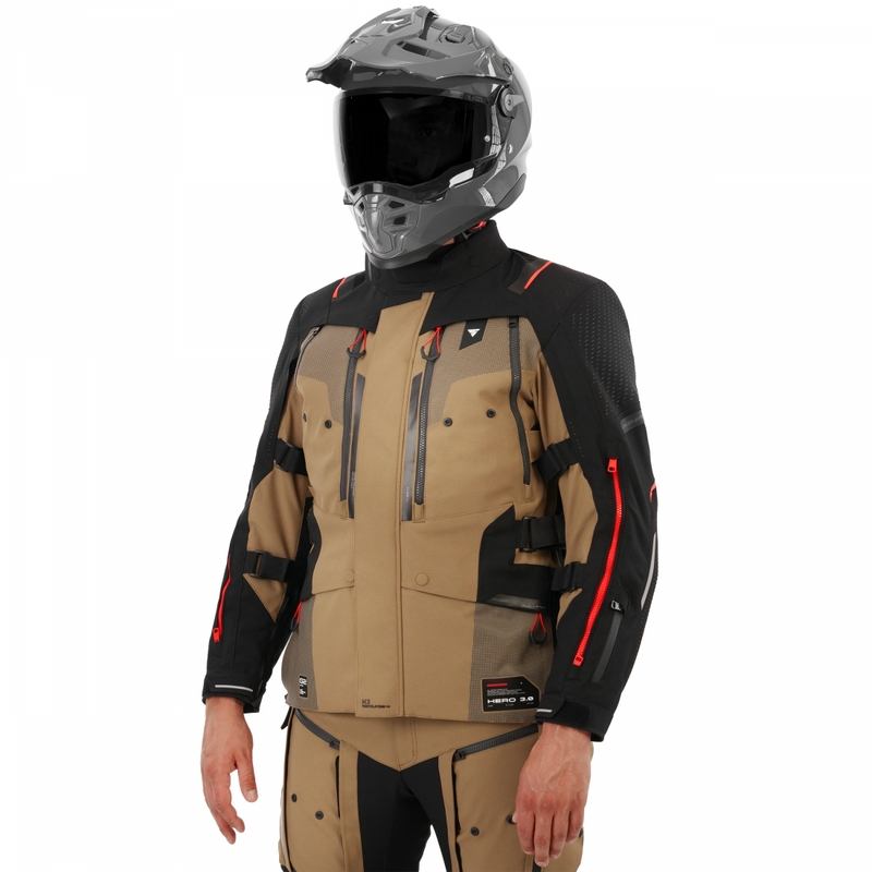 Shima Hero 3.0 Motorradjacke braun