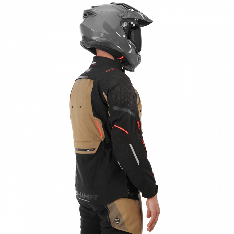 Shima Hero 3.0 Motorradjacke braun