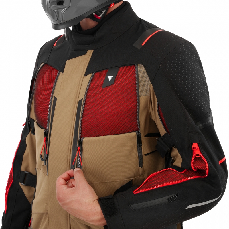 Shima Hero 3.0 Motorradjacke braun