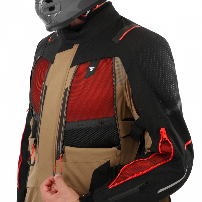 Shima Hero 3.0 Motorradjacke braun