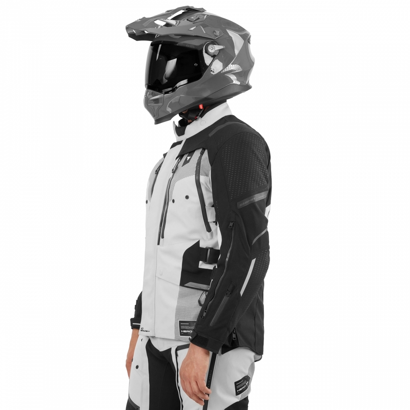 Shima Hero 3.0 Motorradjacke grau-schwarz